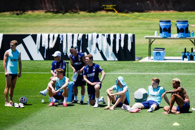 World Cup 2026 Greensboro, USA 20260604 Training with the Norwegian mens national football team at The University of North Carolina Greensboro UNCG Photo Fredrik Varfjell NTB Greensboro USA EDITORIAL USE ONLY RESTRICTED USE FOR BETTING COMPANIES  Copyright: xFredrikxVarfjellx xNTBx