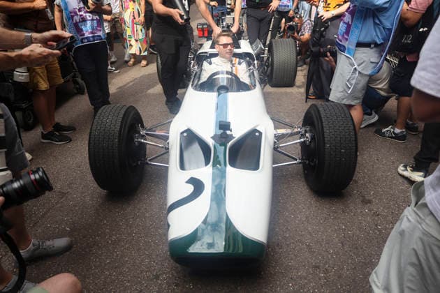 Formula 1 Louis Vuitton Grand Prix de Monaco 2026 Mika Hakkinen and the McLaren M2B (1966) during the team 1000th race celebration Formula 1 Louis Vuitton Grand Prix de Monaco 2026 on June 4., 2026 in Monaco, Monte-Carlo, Monaco Zsombor Toth Monaco Monte-Carlo Monaco
