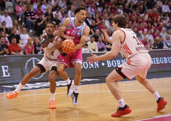 Joel Aminu Telekom Baskets Bonn vs FC Bayern Munich Munich Basketball Playoffs Semi-Final Game 3 Season 2025 26