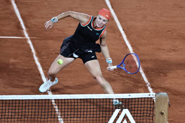 Diana Shnaider, RUS, during semifinal of 2026 French Open at Roland Garros, Paris, 04 06 2026