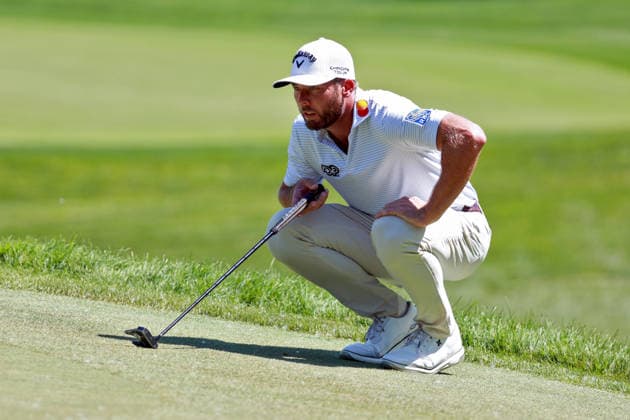 Memorial Tournament presented by Workday DUBLIN, OH - JUNE 04: Sam Burns lines up his putt on the 7th hole during the first round of the Memorial Tournament presented by Workday at Muirfield Village Golf Club on June 4, 2026 in Dublin, Ohio. Dublin Ohio United States  Copyright: xAmyxLemusx originalFilename:lemus-memorial260604_npYk3.jpg