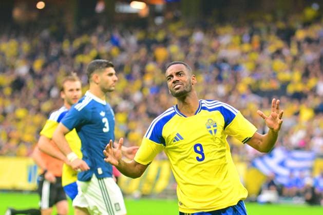 Strawberry Arena SOLNA, SWEDEN - JUNE 4: Alexander Isak of Sweden during the friendly match between Sweden and Greece at Strawberry Arena on June 4, 2026 in Solna, Sweden. (Peter Sonander SPP)  Copyright: xPeterxSonander SPPx Sportspressphoto_SPR160733