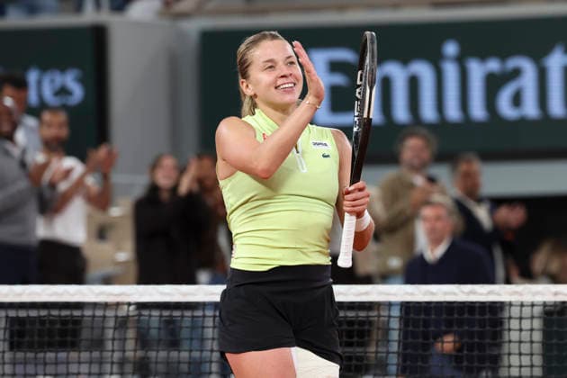 TENNIS : Roland Garros 2026 - 04 06 2026 Diana Shnaider Vs Maja Chwalinska (POL) ParisFrance  Copyright: xMichaelxBaucherx