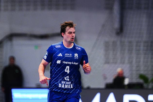 Goal celebration Andreas Magaard Handball Sport Verein Hamburg, 04 GER, Handball Sport Verein Hamburg vs HSG Wetzlar, Handball, 1 Bundesliga, Matchday 33, Season 2025 2026, 04 06 2026 GER, Handball Sport Verein Hamburg vs HSG Wetzlar, Handball, 1 Bundesliga, Matchday 33, Season 2025 2026, 04 06 2026 Hamburg Copyright: xEibner-Pressefoto MarcelxvonxFehrnx EP_MFN