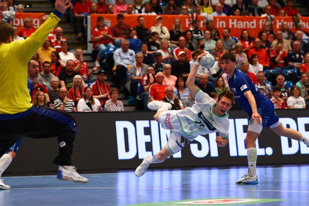 Handball I Men I Season 2025 2026 I Bundesliga I 33 Matchday I HSV Hamburg HSG Wetzlar I 04 06 2026 Justin Müller 25, HSG Wetzlar Hamburg Alsterdorfer Sporthalle Hamburg Germany Copyright: xLobeca RalfxHomburgx