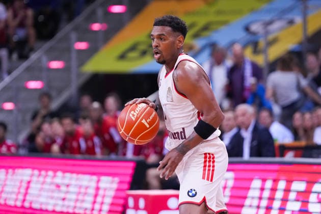 04 06 2026, xydrx, basketball, easyCredit Basketball Bundesliga, playoffs, semi-final game 3, Telekom Baskets Bonn FC Bayern München Basketball, Telekom Dome Bonn Xavier Rathan Mayes FC Bayern Muenchen Basketball, 4 Copyright: HMBxMedia YannisxDreimann