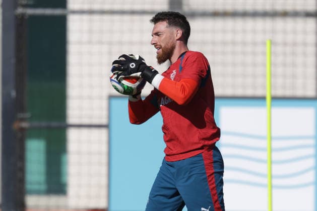Training of the Portuguese national football team in the football city of Oeiras Portugal, June 4, 2026, in Alges, Portugal goalkeeper Jose Sa Portugal ,12 Copyright: HMBxMedia FernandoxSoares