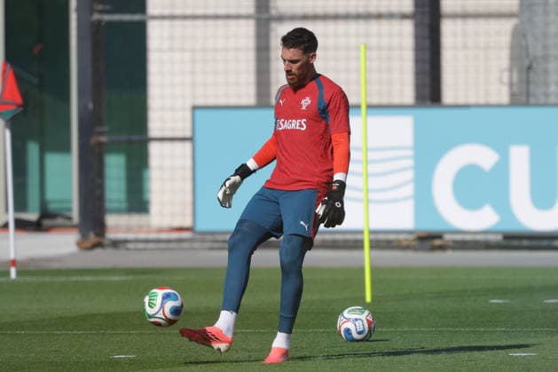 Training of the Portuguese national football team in the football city of Oeiras Portugal, June 4, 2026, in Alges, Portugal goalkeeper Jose Sa Portugal ,12 Copyright: HMBxMedia FernandoxSoares