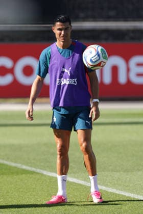 Training of the Portuguese national football team in the football city of Oeiras Portugal, June 4, 2026, in Alges, Portugal Cristiano Ronaldo Portugal ,7 Copyright: HMBxMedia FernandoxSoares