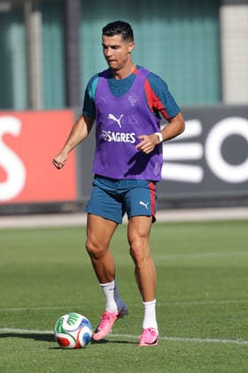 Training of the Portuguese national football team in the football city of Oeiras Portugal, June 4, 2026, in Alges, Portugal Cristiano Ronaldo Portugal ,7 Copyright: HMBxMedia FernandoxSoares