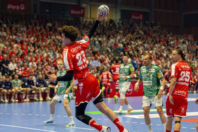 DAIKIN Handball Bundesliga, Kassel, MT Melsungen vs Fuechse Berlin, Rothenbach Halle Kassel 04 06 2026 DAIKIN Handball Bundesliga, Kassel, Germany 04 06 2026 Martl Soler MT Melsungen, 23 at the throw , Handball Bundesliga, MT Melsungen vs Fuechse Berlin, Rothenbach Halle Kassel Copyright: xBEAUTIFULxSPORTS Freudensteinx