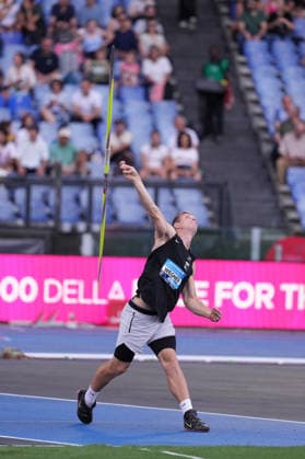 Dawid Wegner during the IAAF Diamond League Golden Gala Pietro Mennea at the Olimpico Stadium in Rome, Italy on June 04, 2026 - Athletic.  Copyright: xAlfredoxFalcone xLaPressex