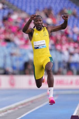 Diaz Hernandez Andy during the IAAF Diamond League Golden Gala Pietro Mennea at the Olimpico Stadium in Rome, Italy on June 04, 2026 - Athletic.  Copyright: xAlfredoxFalcone xLaPressex