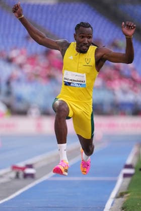 Diaz Hernandez Andy during the IAAF Diamond League Golden Gala Pietro Mennea at the Olimpico Stadium in Rome, Italy on June 04, 2026 - Athletic.  Copyright: xAlfredoxFalcone xLaPressex