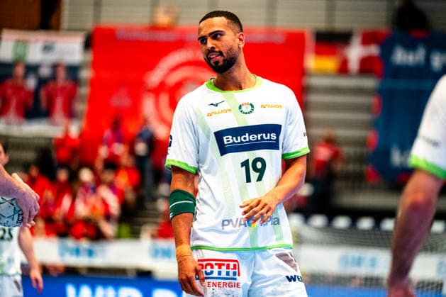 04 06 2026, xdobgx, Handball Daikin HBL, Handball Sport Verein Hamburg HSG Wetzlar v l Philipp Ahouansou HSG Wetzlar, 19 Portrait, Portraet, Einzelbild Hamburg