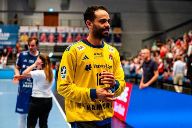 04 06 2026, xdobgx, Handball Daikin HBL, Handball Sport Verein Hamburg HSG Wetzlar v l Mohamed ElTayar Handball Sport Verein Hamburg, 12 Portrait, Portraet, Einzelbild Hamburg
