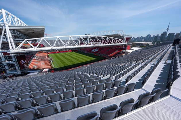 June 4, 2026, Toronto, On, CANADA: Toronto Stadium sits ready for FIFA World Cup, WM, Weltmeisterschaft, Fussball 2026 in Toronto on Thursday June 4, 2026. Canada News - June 4, 2026  - ZUMAc35_ 20260604_zaf_c35_061 Copyright: xFrankxGunnx