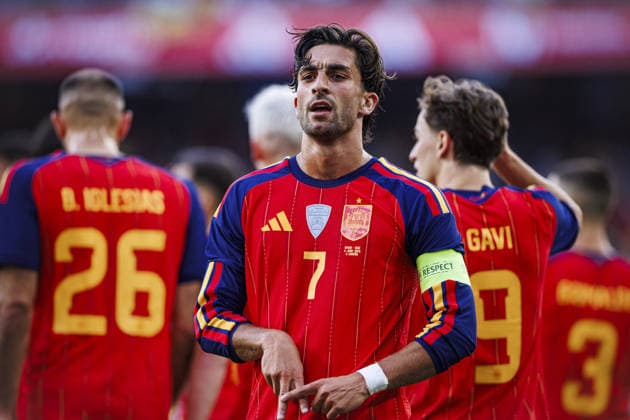 Spain v Iraq - Friendlies A CORUNA, SPAIN - JUNE 4: Ferran Torres of Spain celebrates after a goal during the friendly match between the Spain and Iraq at the Riazor Stadium in A Coruna, Spain on June 4, 2026. Pablo Garcia Sacristan Anadolu A Coruna Spain. Editorial use only. Please get in touch for any other usage.  Copyright: x2026xAnadoluxPabloxGarciaxSacristanx