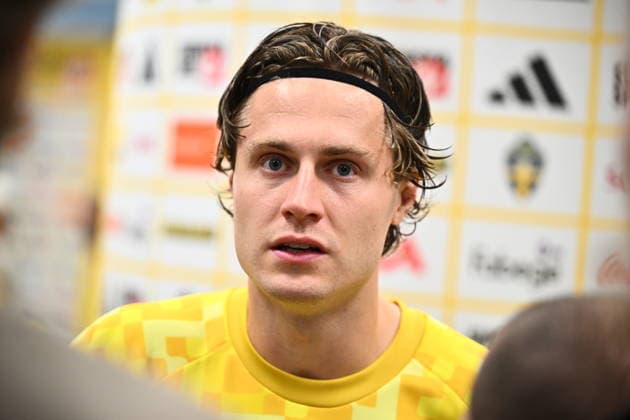 STOCKHOLM, SWEDEN 20260604 Swedens Mattias Svanberg after Thursdays international soccer training match between Sweden and Greece at Strawberry Arena ahead of this summers World Cup STOCKHOLM SWEDEN x10090x  Copyright: xClaudioxBresciani TTx LANDSKAMP SVERIGE-GREKLAND