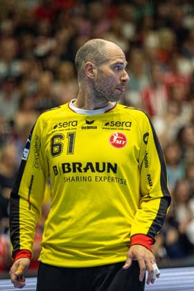 DAIKIN Handball Bundesliga, Kassel, MT Melsungen vs Fuechse Berlin, Rothenbach Halle Kassel 04 06 2026 DAIKIN Handball Bundesliga, Kassel, Germany 04 06 2026 Laszlo Bartucz MT Melsungen, 61 , Handball Bundesliga, Match of MT Melsungen vs Fuechse Berlin, Rothenbach Halle Kassel Copyright: xBEAUTIFULxSPORTS Freudensteinx