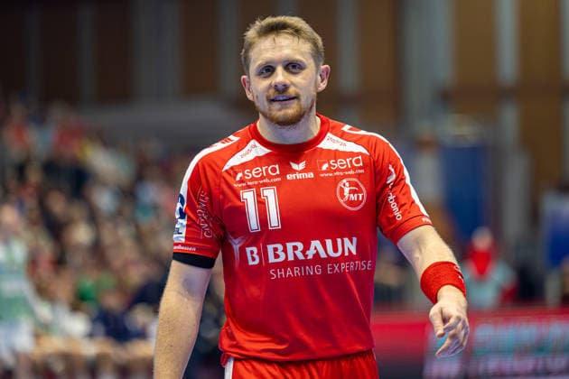 DAIKIN Handball Bundesliga, Kassel, MT Melsungen vs Fuechse Berlin, Rothenbach Halle Kassel 04 06 2026 DAIKIN Handball Bundesliga, Kassel, Germany 04 06 2026 Dimitri Ignatow MT Melsungen, 11 Portrait, Handball Bundesliga, Match of MT Melsungen vs Fuechse Berlin, Rothenbach Halle Kassel Copyright: xBEAUTIFULxSPORTS Freudensteinx