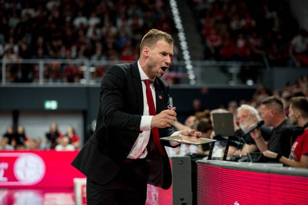Bamberg, Germany 04 June 2026 1 BBL playoff semi-final 2025 2026 Sp 3 Bamberg Baskets vs Alba Berlin In the picture coach Anton Gavel Bamberg Brose Arena Bayern Copyright: xFotostandx xSchmittx