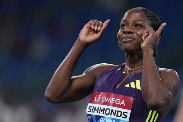 Megan Simmonds during the IAAF Diamond League Golden Gala Pietro Mennea at the Olimpico Stadium in Rome, Italy on June 04, 2026 - Athletic.  Copyright: xAlfredoxFalcone xLaPressex