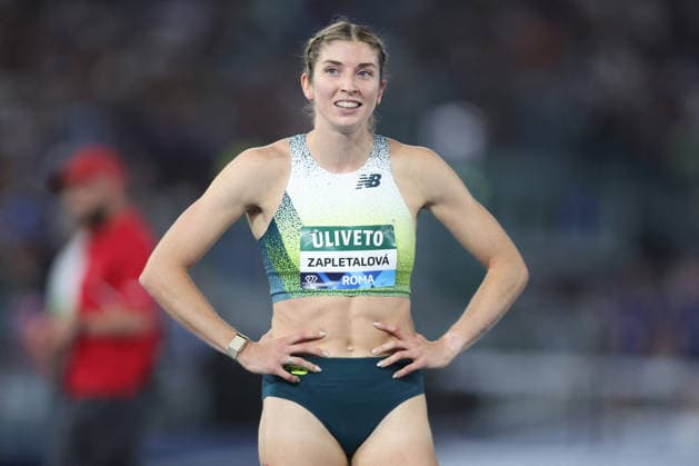 ATHLETICS - Athletics Internationals - Golden Gala Pietro Mennea - Wanda Diamond League Photo by IPA ABACAPRESS.COM85327233 - ROME, Italy - June 4, 2026: Emma ZAPLETALOVA wins Women s 400 Metres Hurdles. The world s top track and field athletes compete at the Golden Gala Pietro Mennea at Rome s Olympic Stadium, the fifth stop of the 2026 Wanda Diamond League season. The prestigious meeting brings together international stars for an evening of elite performances in one of athletics most iconic events. Roma Italy  Copyright: xIPAxSport ABACAx
