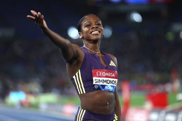 ATHLETICS - Athletics Internationals - Golden Gala Pietro Mennea - Wanda Diamond League Photo by IPA ABACAPRESS.COM85327415 - ROME, Italy - June 4, 2026: Megan SIMMONDS win Women s 100 Metres Hurdles. The world s top track and field athletes compete at the Golden Gala Pietro Mennea at Rome s Olympic Stadium, the fifth stop of the 2026 Wanda Diamond League season. The prestigious meeting brings together international stars for an evening of elite performances in one of athletics most iconic events. Roma Italy  Copyright: xIPAxSport ABACAx