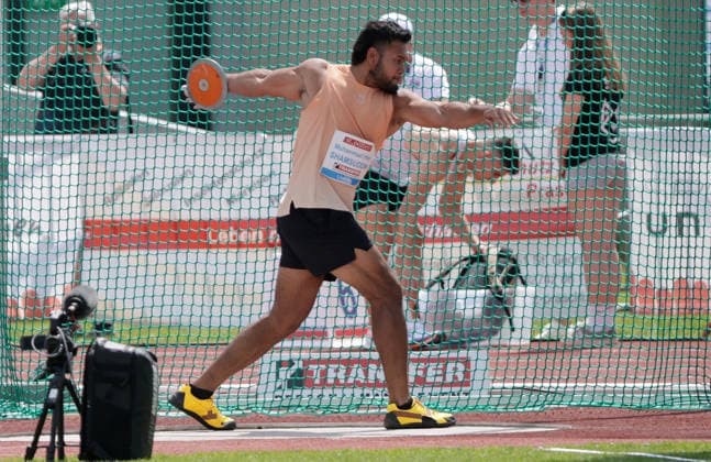 ATHLETICS - Liese Prokop Memorial ST. POELTEN,,04.JUN.26 - ATHLETICS - Liese Prokop Memorial, discus throw, men. Image shows Muhammad Irfan Shamsuddin (MAS).  GEPAxpictures xWalterxLuger