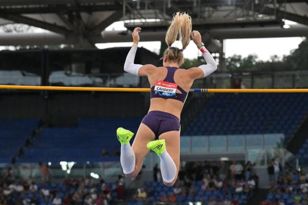 IPA85328286 - CAUDERY Molly GBR Pole Vault Women during the match of Wanda Diamond League-Golden Gala Pietro Mennea 2026 at the Olimpico Stadium on June 4, 2026 in Rome, Lazio. during Golden Gala Pietro Mennea - Wanda Diamond League, International Athletics game in Rome, Italy, June 04 2026  Copyright: xRobertoxRamaccia IPAxSportx xx 85328286