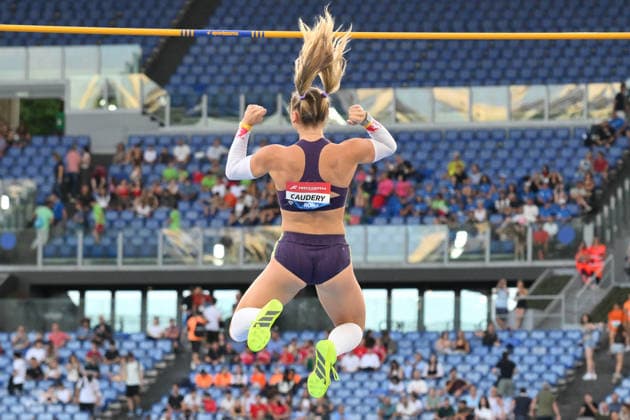 IPA85328308 - CAUDERY Molly GBR Pole Vault Women during the match of Wanda Diamond League-Golden Gala Pietro Mennea 2026 at the Olimpico Stadium on June 4, 2026 in Rome, Lazio. during Golden Gala Pietro Mennea - Wanda Diamond League, International Athletics game in Rome, Italy, June 04 2026  Copyright: xRobertoxRamaccia IPAxSportx xx 85328308