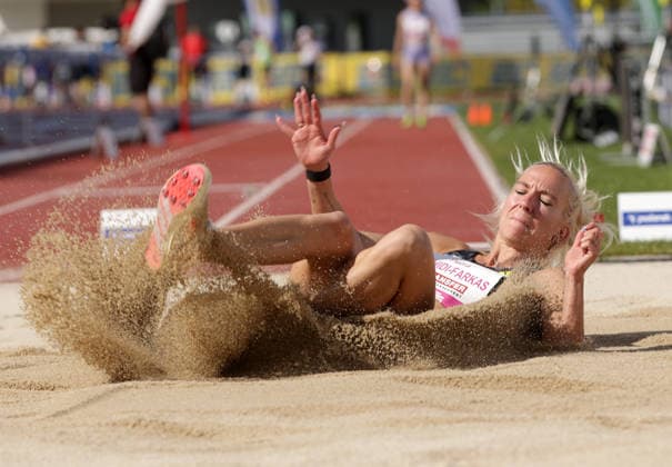 ATHLETICS - Liese Prokop Memorial ST. POELTEN,,04.JUN.26 - ATHLETICS - Liese Prokop Memorial, long jump, women. Image shows Petra Banhidi-Farkas (HUN).  GEPAxpictures xWalterxLuger