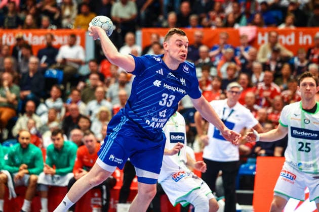 Handball I Men I Season 2025 2026 I Bundesliga I 33 Matchday I HSV Hamburg HSG Wetzlar I 04 06 2026 Moritz Sauter 33, HSV Hamburg Copyright: xLobeca RalfxHomburgx