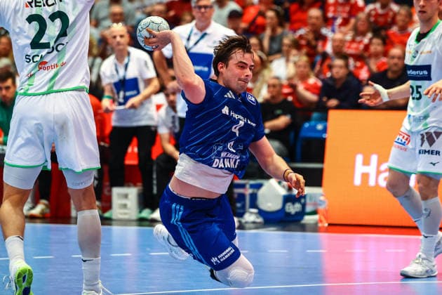 Handball I Men I Season 2025 2026 I Bundesliga I 33 Matchday I HSV Hamburg HSG Wetzlar I 04 06 2026 Andreas Magaard 4, HSV Hamburg Copyright: xLobeca RalfxHomburgx