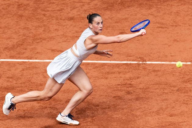 2026 French Open - Day Twelve Marta Kostyuk competes in her semi-final women s singles match against Mirra Andreeva on day 12 of the French Open tennis tournament on Court Philippe Chatrier at the Roland-Garros Complex in Paris, France. Paris France  Copyright: xIbrahimxEzzatx originalFilename:ezzat-notitle260604_npzWI.jpg
