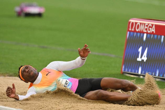 ATHLETICS - Athletics Internationals - Golden Gala Pietro Mennea - Wanda Diamond League Photo by IPA ABACAPRESS.COM85328299 - KINGLEY Endiorass AUT Triple Jump Men during the match of Wanda Diamond League-Golden Gala Pietro Mennea 2026 at the Olimpico Stadium on June 4, 2026 in Rome, Lazio. during Golden Gala Pietro Mennea - Wanda Diamond League, International Athletics game in Rome, Italy, June 04 2026 Rome Italy  Copyright: xIPAxSport ABACAx