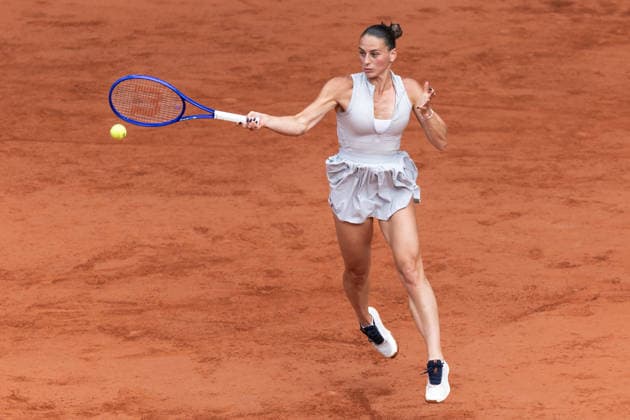 2026 French Open - Day Twelve Marta Kostyuk competes in her semi-final women s singles match against Mirra Andreeva on day 12 of the French Open tennis tournament on Court Philippe Chatrier at the Roland-Garros Complex in Paris, France. Paris France  Copyright: xIbrahimxEzzatx originalFilename:ezzat-notitle260604_npakt.jpg