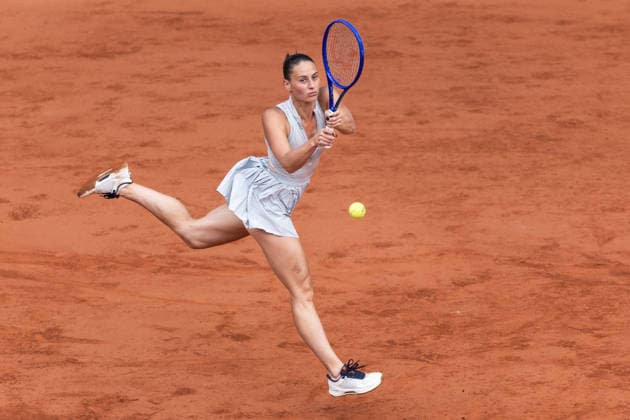 2026 French Open - Day Twelve Marta Kostyuk competes in her semi-final women s singles match against Mirra Andreeva on day 12 of the French Open tennis tournament on Court Philippe Chatrier at the Roland-Garros Complex in Paris, France. Paris France  Copyright: xIbrahimxEzzatx originalFilename:ezzat-notitle260604_np1QV.jpg