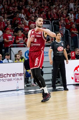 Bamberg, Germany 04 June 2026 1 BBL playoff semi-final 2025 2026 Sp 3 Bamberg Baskets vs Alba Berlin In the picture Daniel Keppeler Bamberg single picture Brose Arena Bayern Copyright: xFotostandx xSchmittx