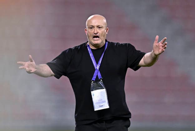 Lebanon v Yemen - AFC Asian Cup 2027 Qualifiers Yemen head coach Noureddine Ould Ali reacts during the Asian Cup Saudi Arabia 2027 Qualifiers match between Lebanon and Yemen at Grand Hamad Stadium Stadium in Doha, Qatar, on June 4, 2026. DOHA Qatar Copyright: xNOUSHADx
