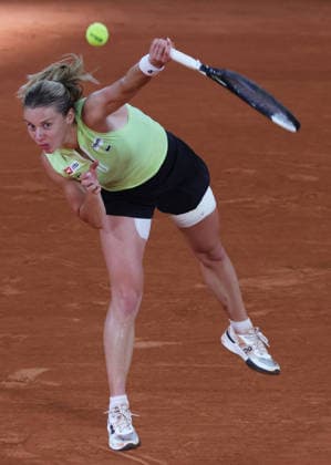 Maja Chwalinska, POL, during semifinal of 2026 French Open at Roland Garros, Paris, 04 06 2026