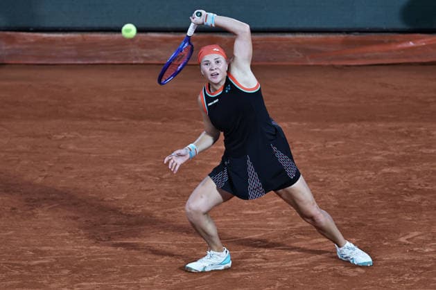Diana Shnaider, RUS, during semifinal of 2026 French Open at Roland Garros, Paris, 04 06 2026