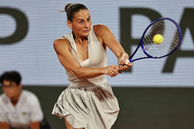 Marta Kostyuk, UKR, during semifinal of 2026 French Open at Roland Garros, Paris, 04 06 2026