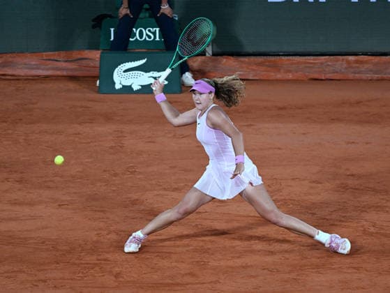 Franch Open 2026 French Open Paris Roland Garros Day 12 04.06.2026 Mirra Andreeva (xxx) wins semi final beating Marta Kostyuk (UKR) Photo:- Roger Parker International Sports Fotos Ltd PARIS FRANCE Copyright: xx