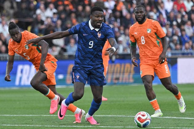 Football, International match, France - Ivory Coast