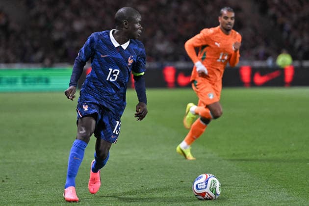 Friendly Match - France v Ivory Coast - FA French midfielder N’Golo Kante controls the ball during the friendly football match between France and Ivory Coast at the Beaujoire stadium in Nantes on June 4, 2026. Photo by Firas Abdullah ABACAPRESS.COM Nantes Pays de la Loire France  Copyright: xAbdullahxFiras ABACAx