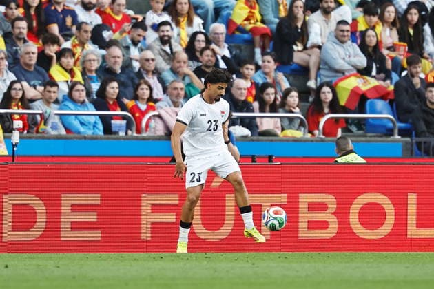 Merchas Doski (IRQ), JUNE 4, 2026 - Football Soccer : International Friendly, Länderspiel, Nationalmannschaft match between Spain - Iraq at the Estadio Municipal de Riazor in A Coruna, Spain. Noxthirdxpartyxsale  aflo_333275277