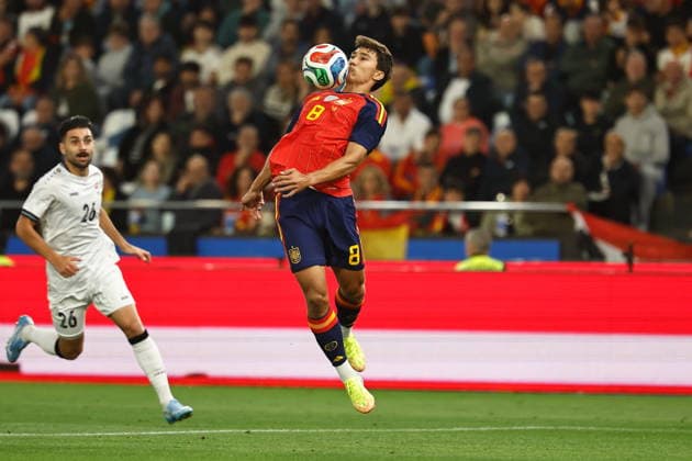 Gonzalo Garcia (ESP), JUNE 4, 2026 - Football Soccer : International Friendly, Länderspiel, Nationalmannschaft match between Spain - Iraq at the Estadio Municipal de Riazor in A Coruna, Spain. Noxthirdxpartyxsale  aflo_333275552