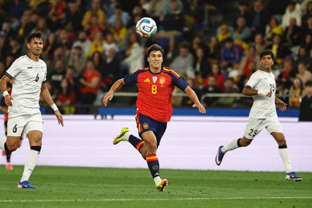 Gonzalo Garcia (ESP), JUNE 4, 2026 - Football Soccer : International Friendly, Länderspiel, Nationalmannschaft match between Spain - Iraq at the Estadio Municipal de Riazor in A Coruna, Spain. Noxthirdxpartyxsale  aflo_333275599